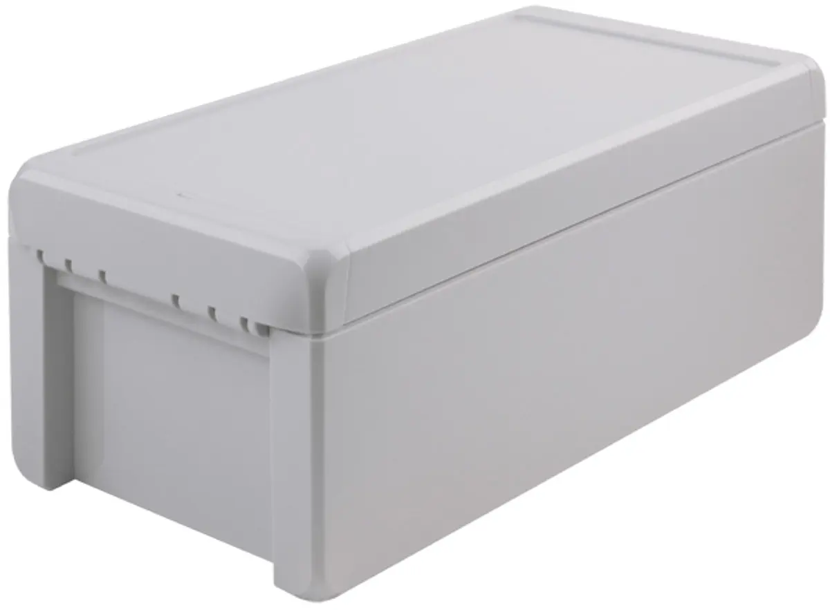 Produktfoto 1 von Bopla Bocube; Gehäuse; ABS; Hellgrau IP68, IP66 Breite 125 mm Höhe 90 mm Länge 231 mm