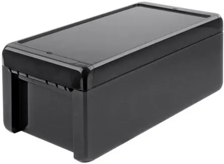 Produktfoto 1 von Bopla Bocube; Gehäuse; Polycarbonat; Graphitgrau; IK07 IP68, IP66 Breite 125 mm Höhe 90 mm Länge 231 mm
