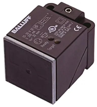 Produktfoto 1 von BALLUFF M12 Induktiver Näherungssensor, Kubisch PnP / 200mA 20 mm, IP67 30 V dc