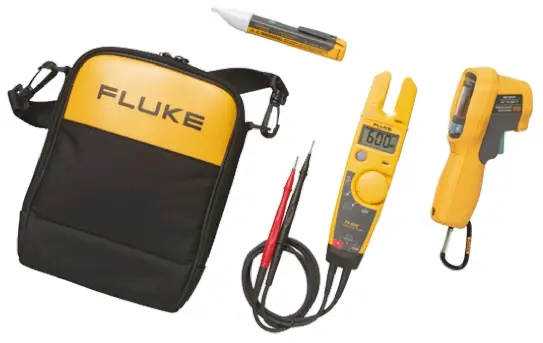 Produktfoto 1 von Fluke T5-600 + 62MAX + 1AC-II Multifunktionsprüfgerät 600V ac max. Wechselstrom, Wechselspannung, Gleichspannung,