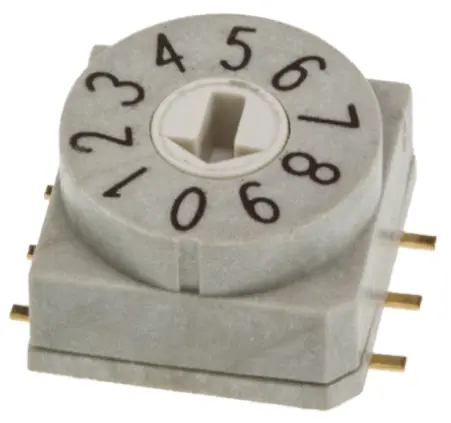 Produktfoto 1 von Würth Elektronik WS-ROSV Drehschalter Oberfläche SMD Gull-Wing