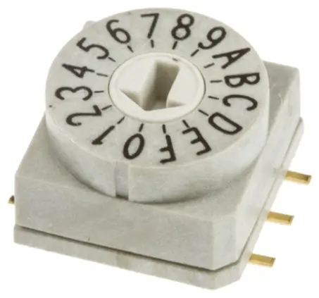 Produktfoto 1 von Würth Elektronik WS-ROSV Drehschalter Oberfläche SMD Gull-Wing