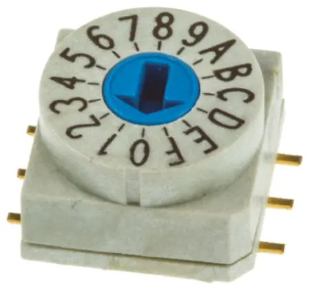 Produktfoto 1 von Würth Elektronik WS-ROSV Drehschalter Oberfläche SMD Gull-Wing
