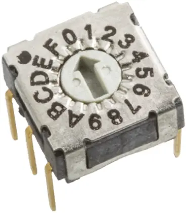Produktfoto 1 von Würth Elektronik Pfeil Drehschalter Lötanschluss