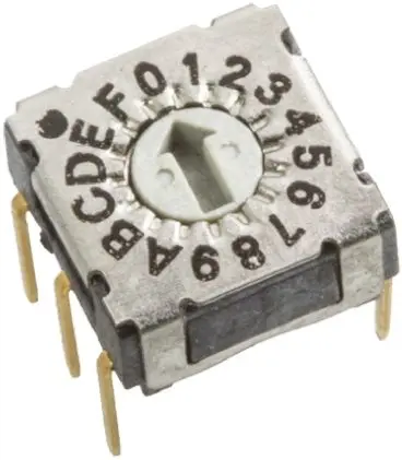 Produktfoto 1 von Würth Elektronik Pfeil Drehschalter Lötanschluss