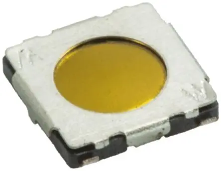 Produktfoto 1 von Wurth Elektronik Taster SPST Taster, Lot 20mA Tastend Gelb Oberfläche B. 5mm L. 5 mm