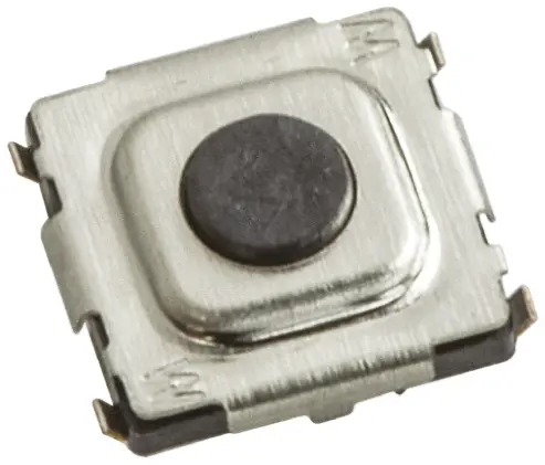 Produktfoto 1 von Würth Elektronik Taster SPST, Lötanschluss 20 mA Tastend 0.3mm Taster Schwarz, 5 x 5 x 1.5mm B. 5mm L. 5mm