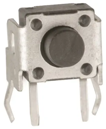 Produktfoto 1 von Würth Elektronik Taster SPST, Lötanschluss 50 mA @ 12 V dc Tastend 0.6mm Taster Weiß, 6.85 x 7mm B. 6.85mm L. 7mm