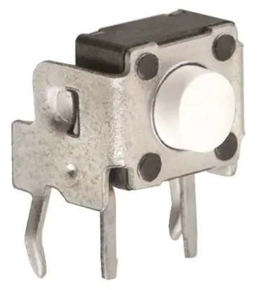 Produktfoto 1 von Würth Elektronik Taster SPST, Lötanschluss 50 mA @ 12 V dc Tastend 0.6mm Taster Weiß, 6.85 x 7mm B. 6.85mm L. 7mm
