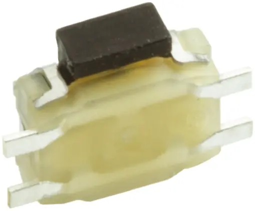 Produktfoto 1 von Würth Elektronik Taster SPST, Lötanschluss 50 mA @ 12 V dc Tastend 2.6mm Taster Schwarz, 3.5 x 4.7mm B. 3.5mm L. 4.7mm