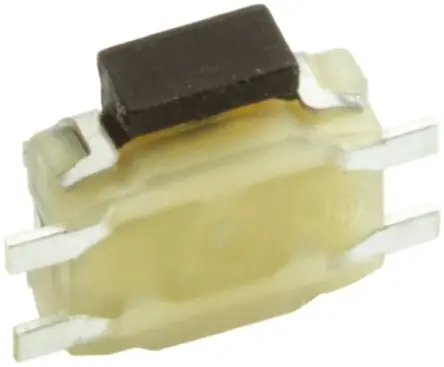 Produktfoto 1 von Wurth Elektronik Taster SPST Taster, Lot 50mA Tastend 2.6 mm Schwarz Oberfläche B. 3.5mm L. 4.7 mm
