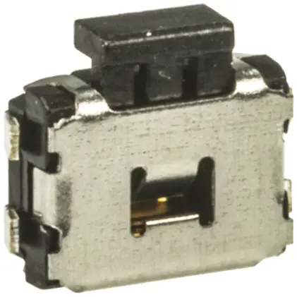 Produktfoto 1 von Würth Elektronik Taster SPST, Lötanschluss 50 mA @ 12 V dc Tastend 2.6mm Taster Schwarz, 4.5 x 4.7mm B. 4.5mm L. 4.7mm