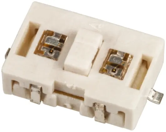 Produktfoto 1 von Würth Elektronik Taster SPST, Lötanschluss 50 mA @ 12 V dc Tastend 0.5mm Taster Klar, 4.5 x 6.8mm B. 4.5mm L. 6.8mm