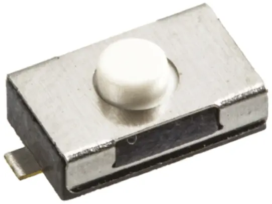 Produktfoto 1 von Würth Elektronik Taster SPST, Lötanschluss 50 mA @ 12 V dc Tastend 0.8mm Taster Weiß, 6 x 3.8 x 5mm B. 3.8mm L. 6mm