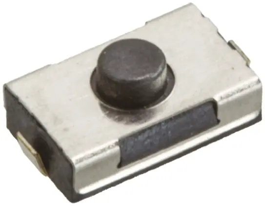 Wurth Elektronik Taster SPST Taster, Lot 50mA Tastend 0.8 mm Schwarz Oberfläche B. 3.8mm L. 6 mm