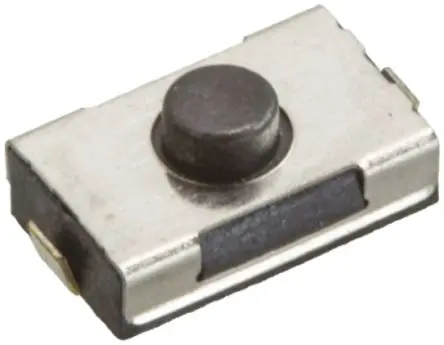 Produktfoto 1 von Wurth Elektronik Taster SPST Taster, Lot 50mA Tastend 0.8 mm Schwarz Oberfläche B. 3.8mm L. 6 mm