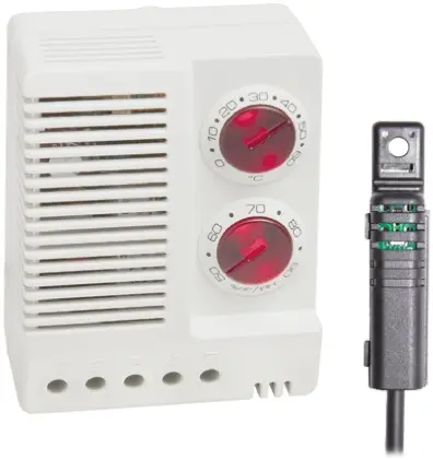 Produktfoto 1 von STEGO ETF 012 Einstellbar Elektronischer Hygrostat 240 V ac, DIN-Hutschiene