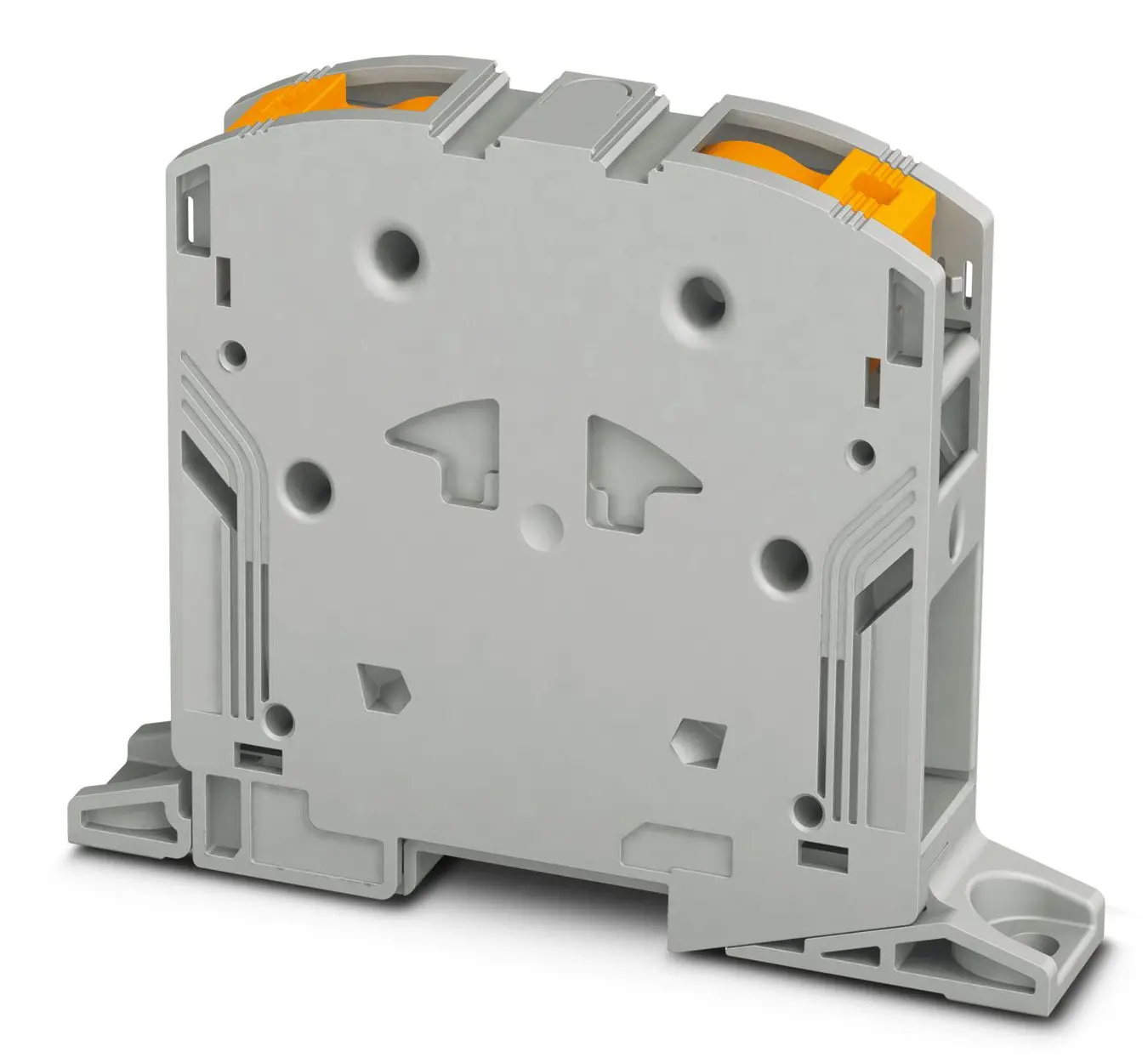 Produktfoto 1 von Phoenix Contact PTPOWER 95-F Anschlussklemmenblock DIN-Schiene 1 Grau, 95 mm², 1.5 kV Einsteck-Anschluss