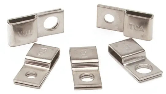 Produktfoto 1 von HellermannTyton SSPC Befestigungssockel, Edelstahl Grau 23 mm x 10 mm Kabelbinder x 10.2 mm für 5.3 mm