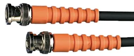 Produktfoto 1 von Van Damme BNC Standard 75 Ohm Koaxialkabel Koaxialkabel, Abgeschlossen, 75 Ω, Aussen ø 6 mm Außen-ø , Orange