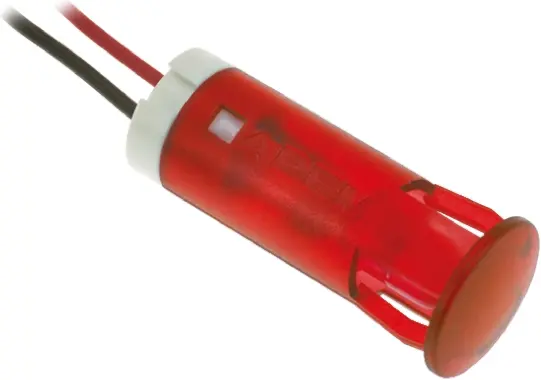 APEM Apem QS Rot Tafelmontage-Anzeige, FASTON 110V dc 10 mm