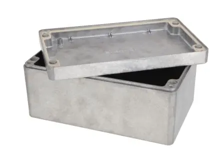 Produktfoto 1 von Deltron; Gehäuse; Aluminium; Grau IP68 Breite 120 mm Höhe 80 mm Länge 220 mm