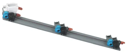 Produktfoto 1 von Legrand, VX Reihe Stromschiene, 1 -phasig, 230 V 63 A, 125 mm Raster, VX Reihe
