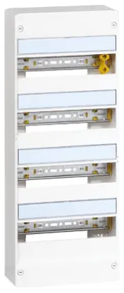 Produktfoto 1 von Legrand DRIVIA Verbrauchereinheit aus Schlagfestes Polystyrol, 90 A IEC 60670-24, EN 60695-2-11 IP40, IP30