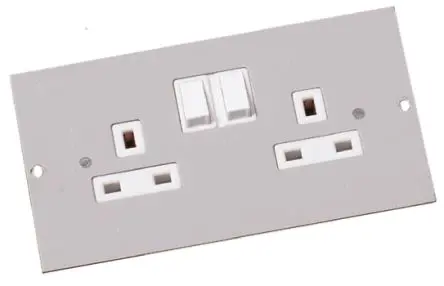 Produktfoto 1 von Legrand Buchsenmodul Grau, 4 Fächer 75mm 47 mm