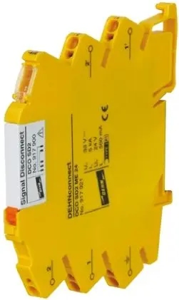 Produktfoto 1 von Dehn DCO Überspannungsschutz Arrester Typ 2 20 kA 33 V dc, 23V ac, DIN-Hutschiene, -40 °C→80 °C