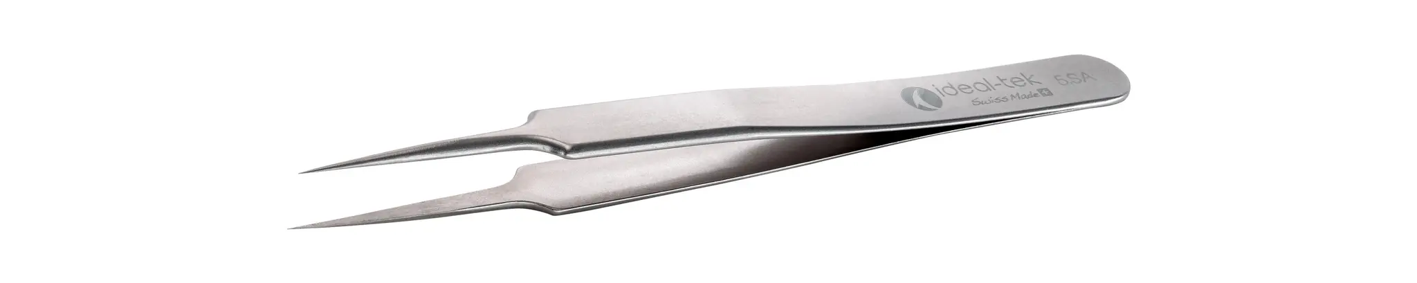 Produktfoto 1 von ideal-tek Edelstahl Pinzette, 110 mm Antimagnetisch