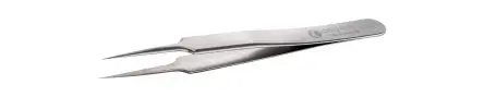 Produktfoto 1 von ideal-tek Edelstahl Pinzette, 110mm, Spitze Extra Fein Antimagnetisch 1-teilig ESD-Sicherheit