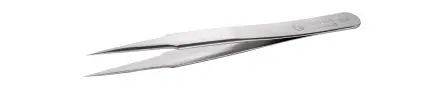 Produktfoto 1 von ideal-tek Edelstahl Pinzette, 120mm, Spitze Fein Antimagnetisch 1-teilig ESD-Sicherheit