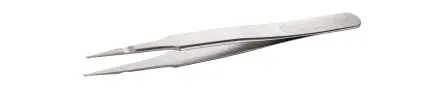 Produktfoto 1 von ideal-tek Pinzette, 4.75Zoll, Spitze Flach, Fein Antimagnetisch 100-teilig ESD-Sicherheit