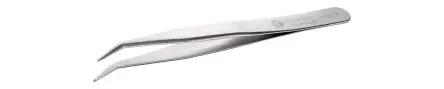 Produktfoto 1 von ideal-tek Edelstahl Pinzette, 120mm, Spitze Geriffelt Antimagnetisch 100-teilig