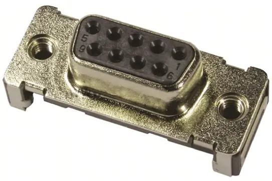 Produktfoto 1 von HARTING D-Sub D-Sub-Steckverbinder DS-2 Gerade, 15-polig 2.74 mm Raster, SMD, mit 4 bis 40 UNC