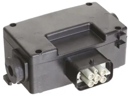Produktfoto 1 von HARTING Han Power S Leistungssteckverbinder Schwarz, 600V / 10A, Oberfläche IP65