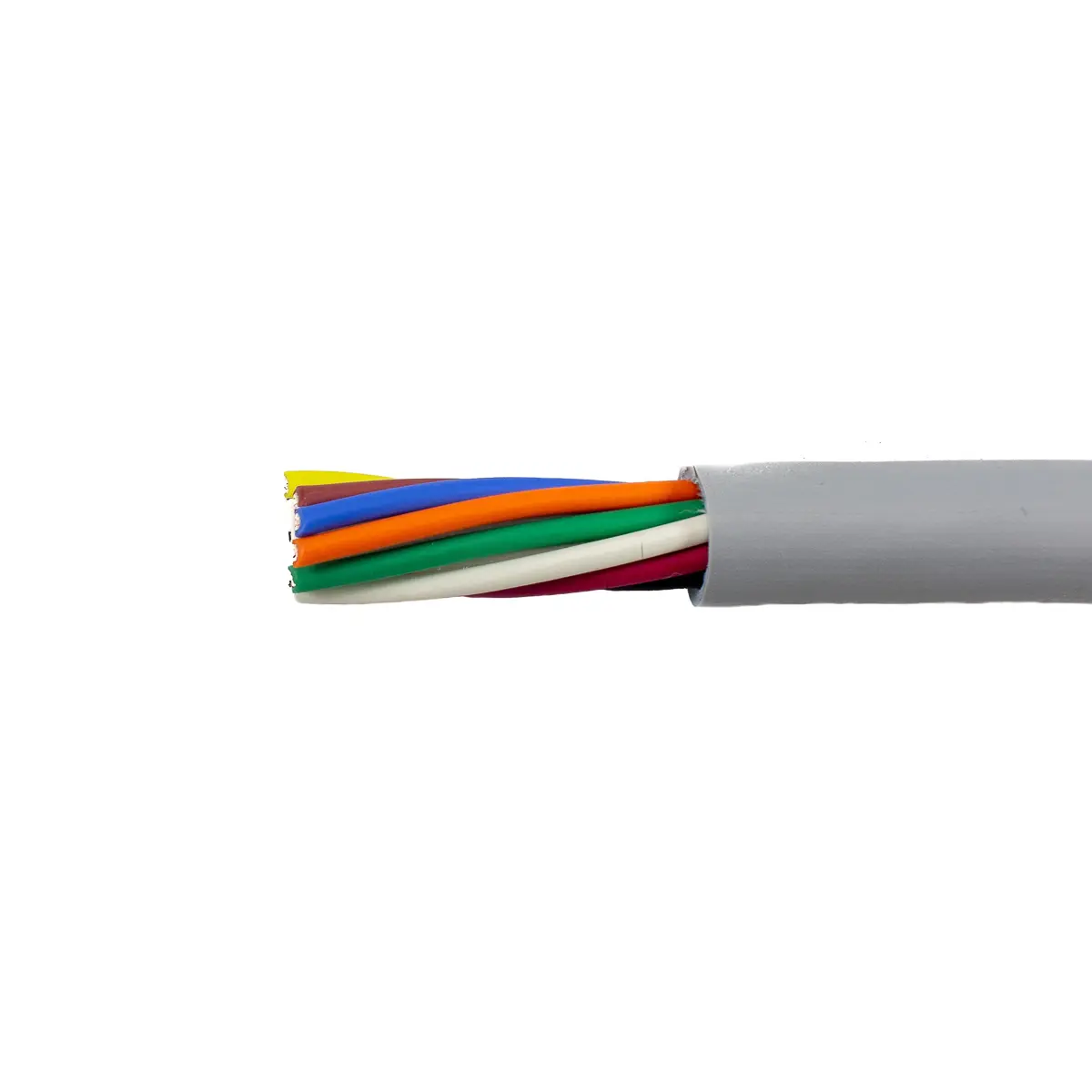 Produktfoto 1 von Alpha Wire ECO Steuerkabel, 9-adrig 0.56mm² 20 AWG Grau Ungeschirmt, 30 m, Modifizierter Polyphenylen-Ether