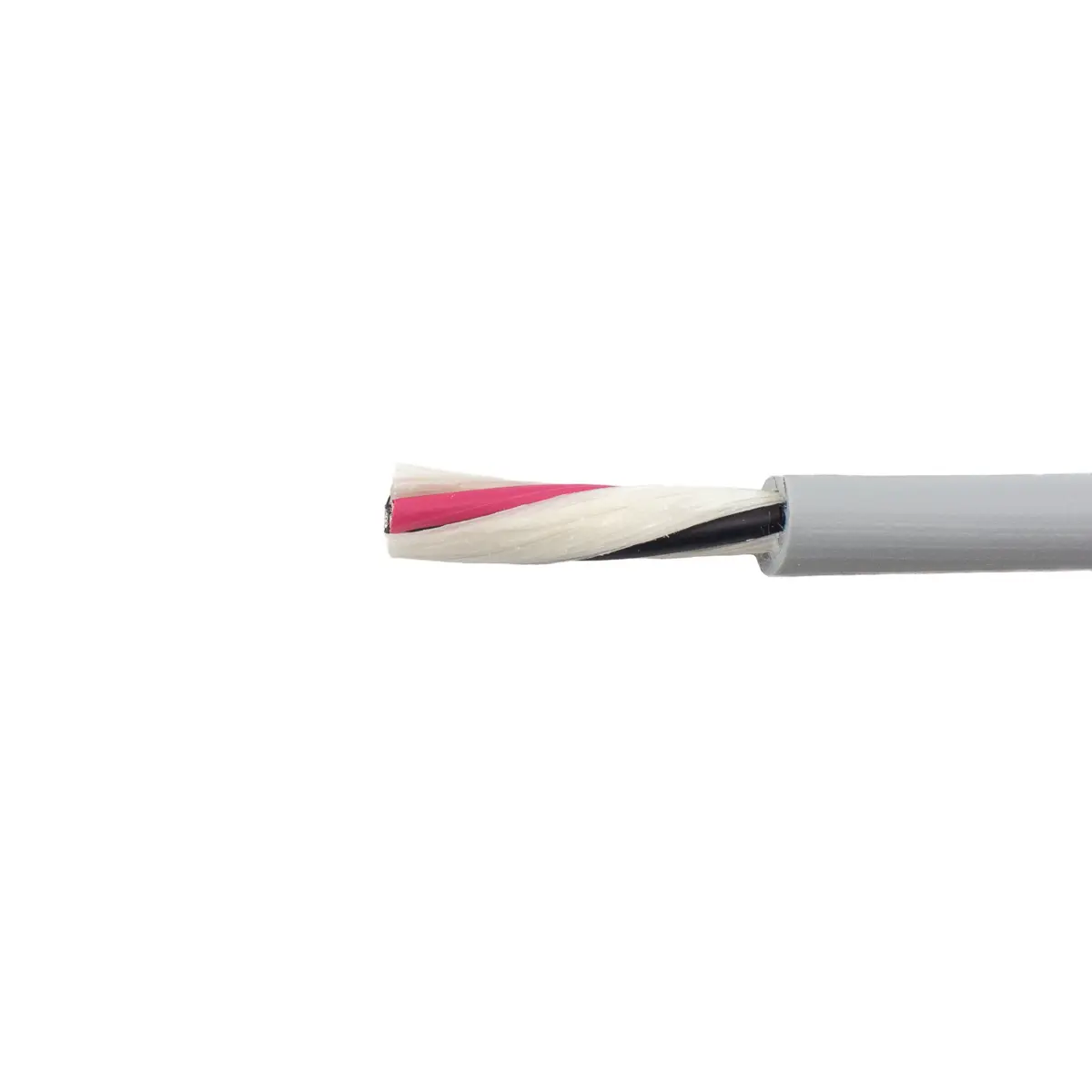 Produktfoto 1 von Alpha Wire ECO Steuerkabel, 2-adrig 1.32mm² 16 AWG Grau Ungeschirmt, 30 m, Modifizierter Polyphenylen-Ether