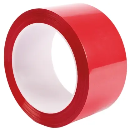 Produktfoto 1 von 3M SCOTCH 850 Scotch Polyester Abdeckband Rot, Stärke 0.05 mm Acryl-Kleber 50 mm x 66 m