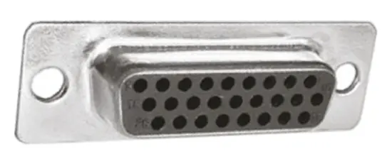 Produktfoto 1 von MH Connectors MHDDS D-Sub-Steckverbinder B Gerade, 44-polig 2.99 mm Raster, Kabel