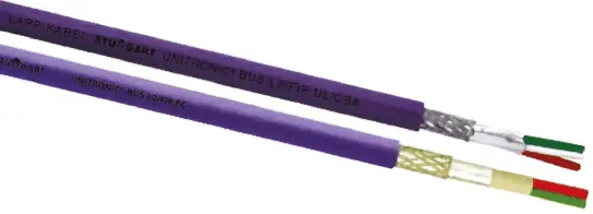 Produktfoto 1 von Lapp UNITRONIC BUS PB FD P Datenkabel, 2-adrig x 0.32 mm² 24 AWG Geschirmt Violett, 100 m, Polyurethan