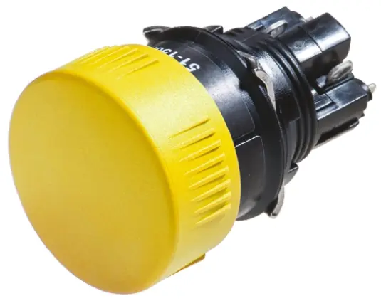 Produktfoto 1 von EAO 51 Druckschalter Tastend Panel Ø 16 mm, 1 Schließer/1 Öffner / 5 A 250 V ac, IP65