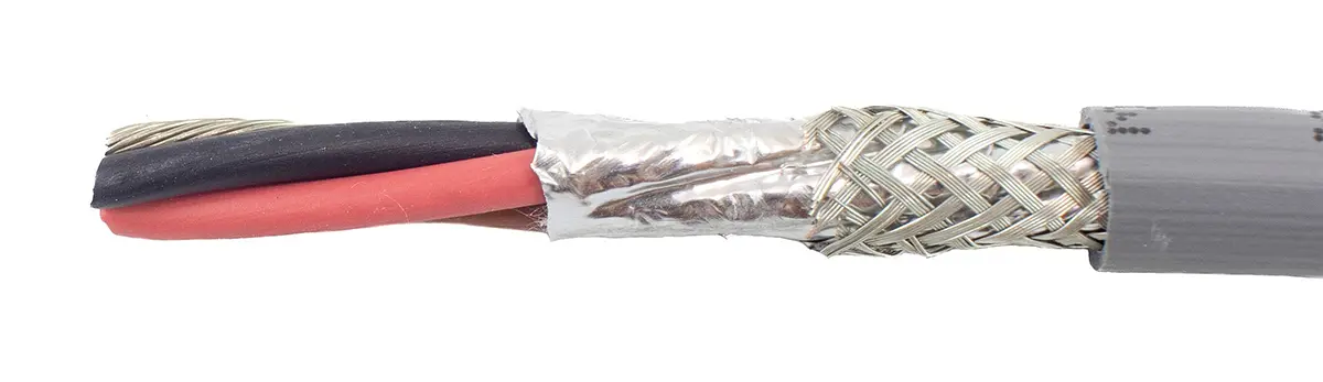 Produktfoto 1 von Alpha Wire ECO Steuerkabel, 3-adrig 0.81mm² 18 AWG Grau Geschirmt, 30 m, Modifizierter Polyphenylen-Ether