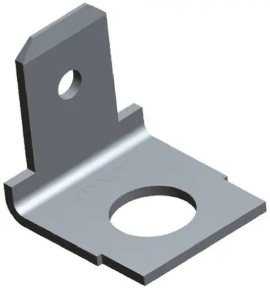 Produktfoto 1 von TE Connectivity FASTON .187 Flachsteckhülse, Schwarz, Unisoliert, 4.75 x 0.51 mm, Stecker