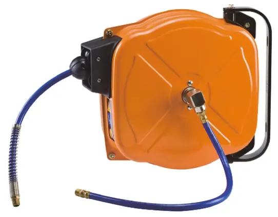 Produktfoto 1 von RS PRO Druckluft-Schlauchaufroller 15 m Schlauch inklusive