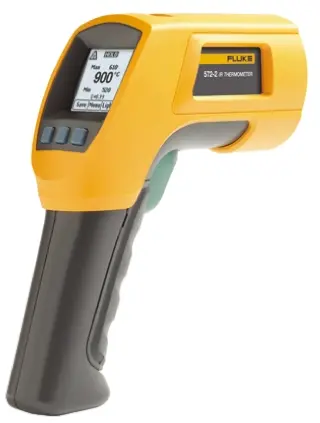 Produktfoto 1 von Fluke 572-2 Infrarot-Thermometer 60:1, bis +1652 °F, +900°C, Celsius/Fahrenheit