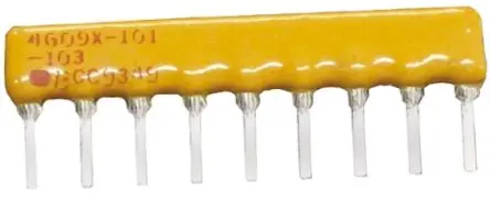 Produktfoto 1 von Bourns Serie 4600X Widerstands-Array BUS, 8 x 15 kΩ, 1.13 W 2 %, Bauform SIP Stift