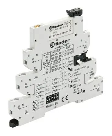 Produktfoto 1 von Finder 39 Interface Relais 24V ac/dc, 1-poliger Umschalter DIN-Hutschiene 11mA