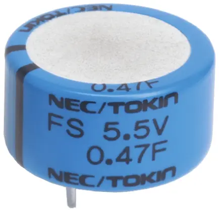 KEMET Supercap FY SuperCap Superkondensator, Durchsteckmontage 1 F -20 to 80 % / 5.5 V, -25 °C 75 °C